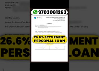 Personal Loan Settlement 26.6% #loansettlement #creditcard