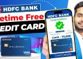 Hdfc Lifetime Free Credit Card | Hdfc Credit Card