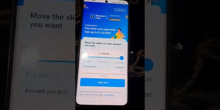paytm for business loan 125000 approved #money #emi #bankingapp #loan #financialapp #finance