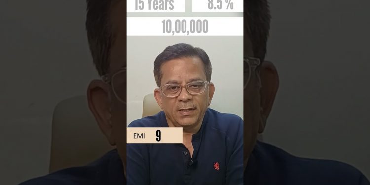 10 Lakh Home Loan EMI Calculation