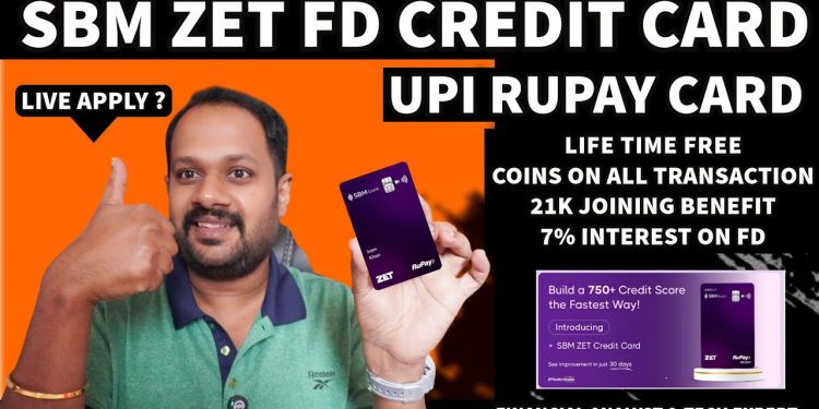 SBM ZET FD RUPAY UPI CREDIT CARD APPLY ? THIS IS BEST FD CREDIT CARD NOW 2025 ? 21K WORTH BENEFITS .