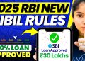 RBI New Rules for Credit Score in 2025 – CIBIL Score Gets BIG Changes