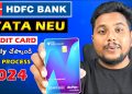 Tata Neu Credit Card Apply 2024 | Without Income Proof Credit Card Apply | HDFC Tata Neu Credit Card
