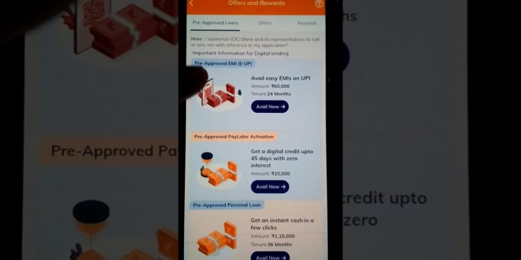 ICICI bank pre approved offer check | icici bank pre approved personal loan offer