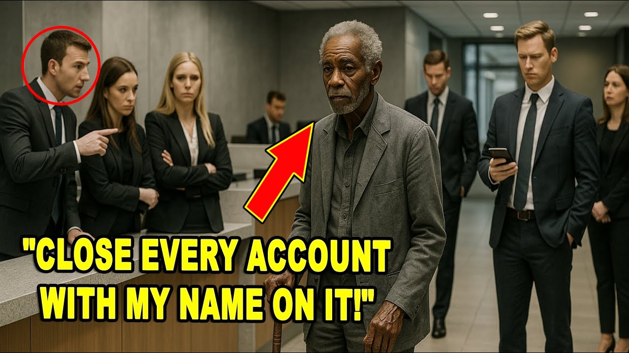 Bank Manager Asks Black Elderly Man Why He Needs A Business Loan – He Cancels His Accounts