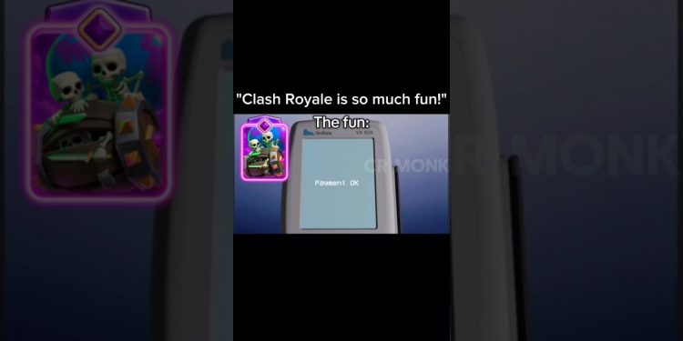 The Best Card in the Game is Credit Card ahh #shorts #clashroyale #creditcard #passroyale #relatable