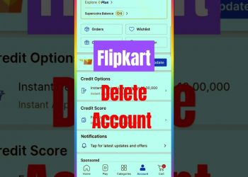 How to delete flipkart Account? #shortsfeed #shorts #deleteaccount