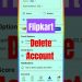 How to delete flipkart Account? #shortsfeed #shorts #deleteaccount
