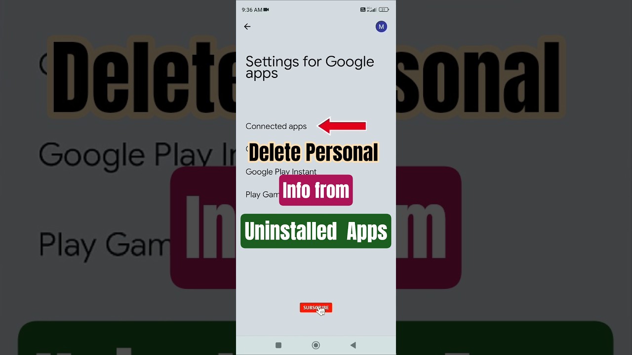 How to delete personal info from uninstalled apps? #shorts #shortsfeed #ytshorts