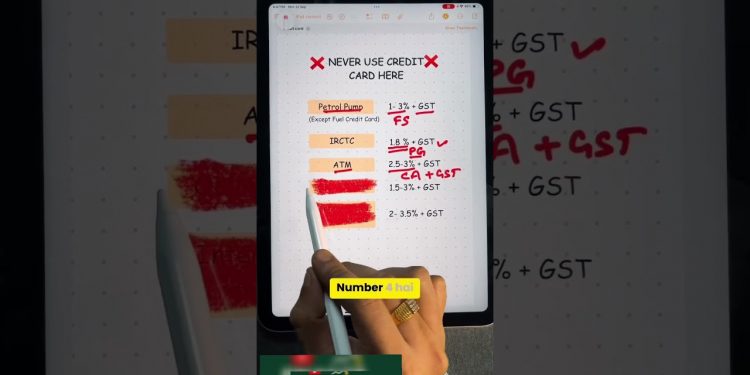 Never Use a Credit Card Here #shorts #finance #creditcard #investing #investment #financefuel