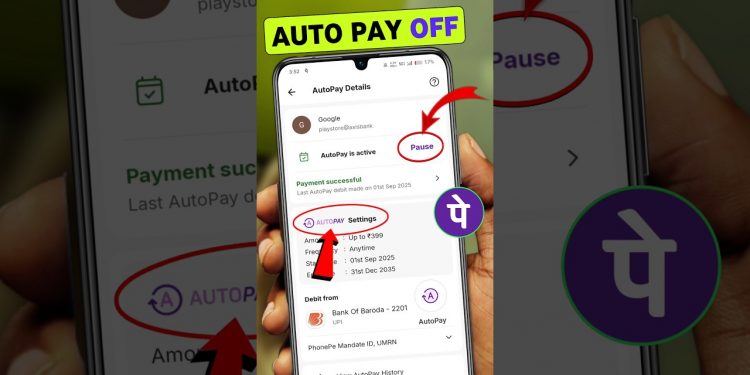 Phonepe Autopay OFF | Phonepe Autopay Kaise Band Kare #shorts #phonepe #autopay