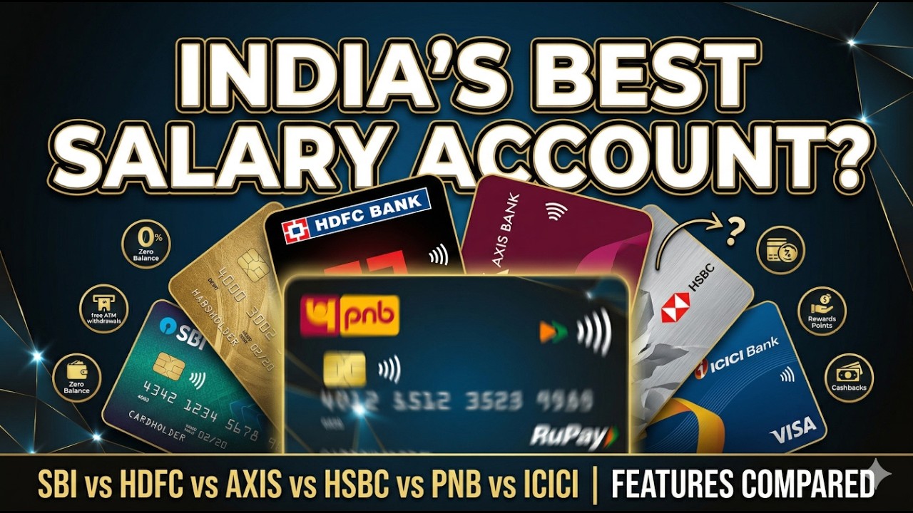 Best Salary Account In India   HDFC vs ICICI vs SBI vs AXIS vs PNB