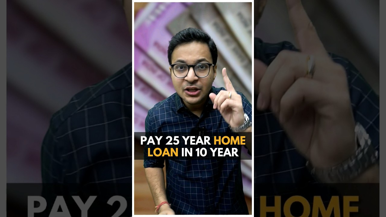 How to pay your 25 years home loan in 10 years? #shorts