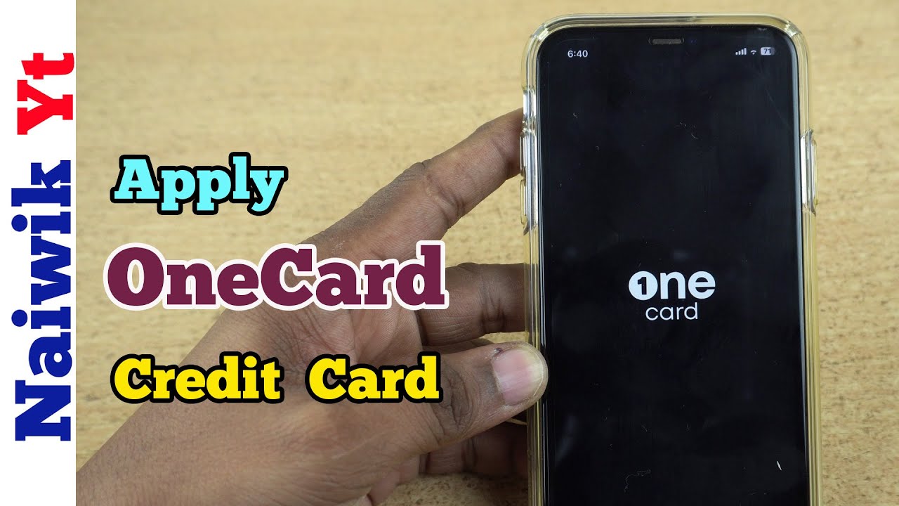How to apply OneCard || Lifetime free Credit card