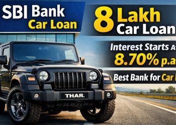 SBI Car Loan Interest Rates 2026 | 8 Lakh Car Loan – EMI, Interest | Best Bank for Car Loan in India