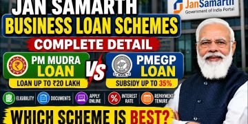 Jan Samarth Business Loan 2026 | PM Mudra Loan vs PMEGP Complete Detail | Subsidy & Apply Online