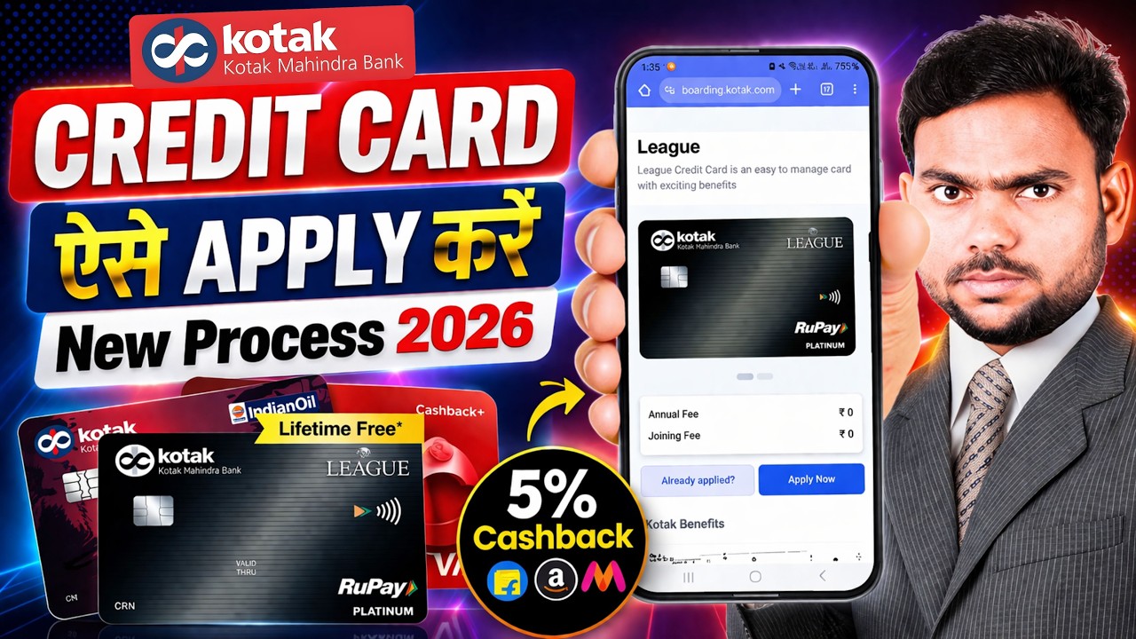 Kotak Credit Card Apply- Kotak Mahindra Bank Credit Card Apply | Kotak Bank Credit Card Online Apply