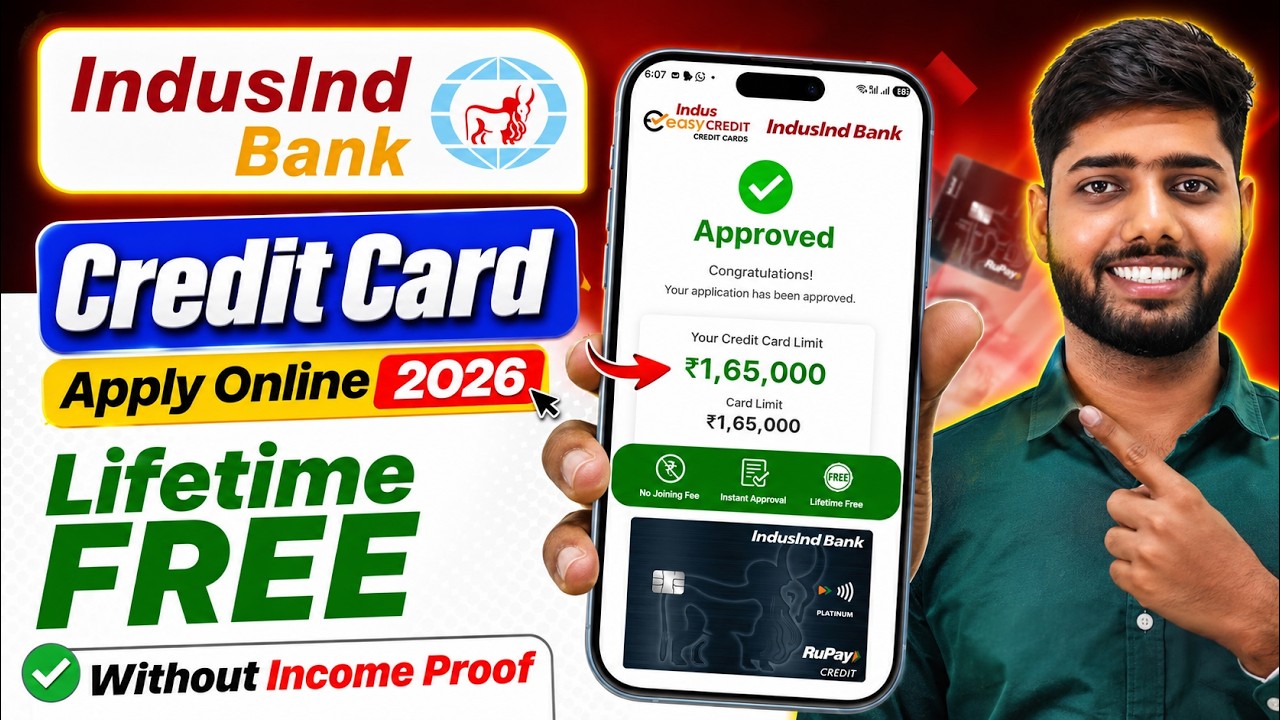 Indusind Bank Credit Card Apply Online | How To Apply Indusind Bank Credit Card | Indusind Bank Card