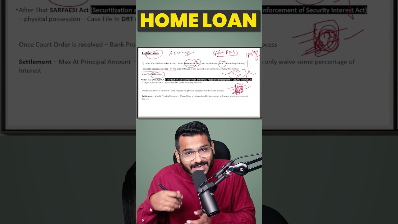 Home Loan Default | Home Loan Settlement #shorts #youtubeshorts