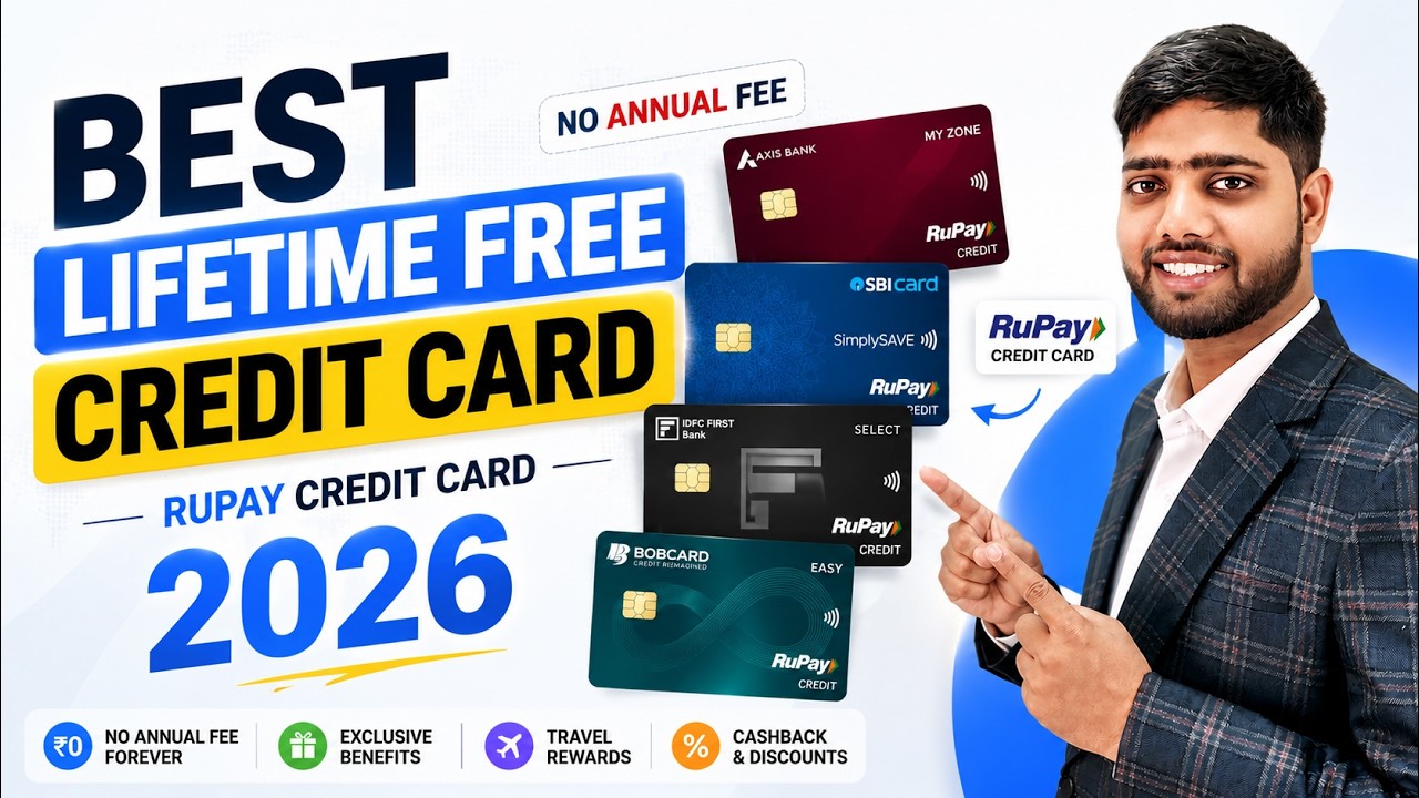 BEST Lifetime FREE Credit Card || best credit cards for beginners || lifetime free credit card