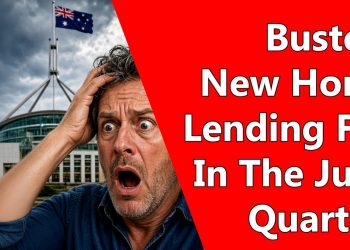 Busted: New Home Lending Fell In The June Quarter!