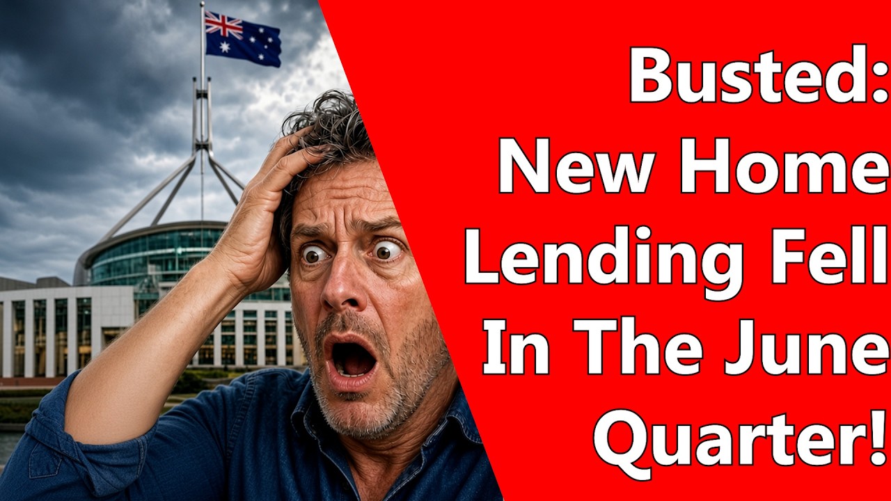 Busted: New Home Lending Fell In The June Quarter!