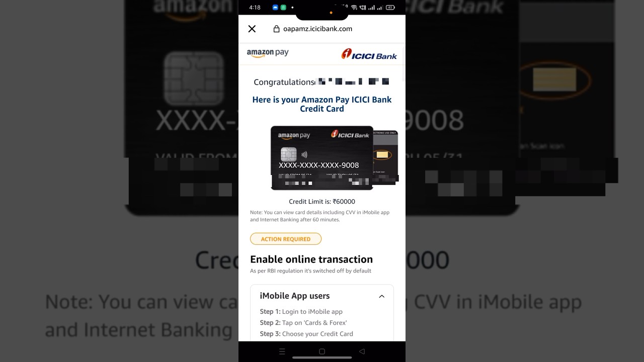 How To Apply Amazon Pay Icici Credit Card | Card To Card Credit Card Apply Online