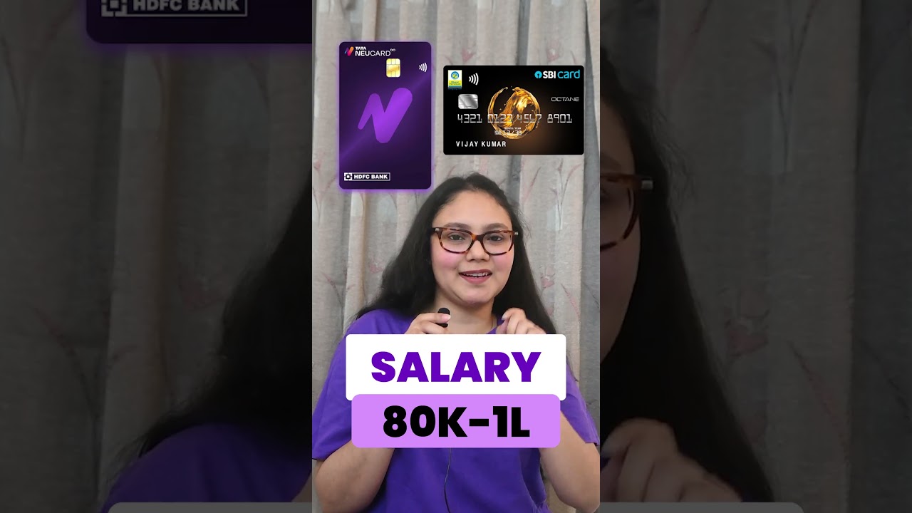 Best Credit Cards based on SALARY 2025 #trending #shorts #viralvideo
